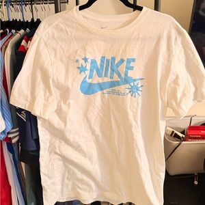 Nike Tee with Blue Graphic